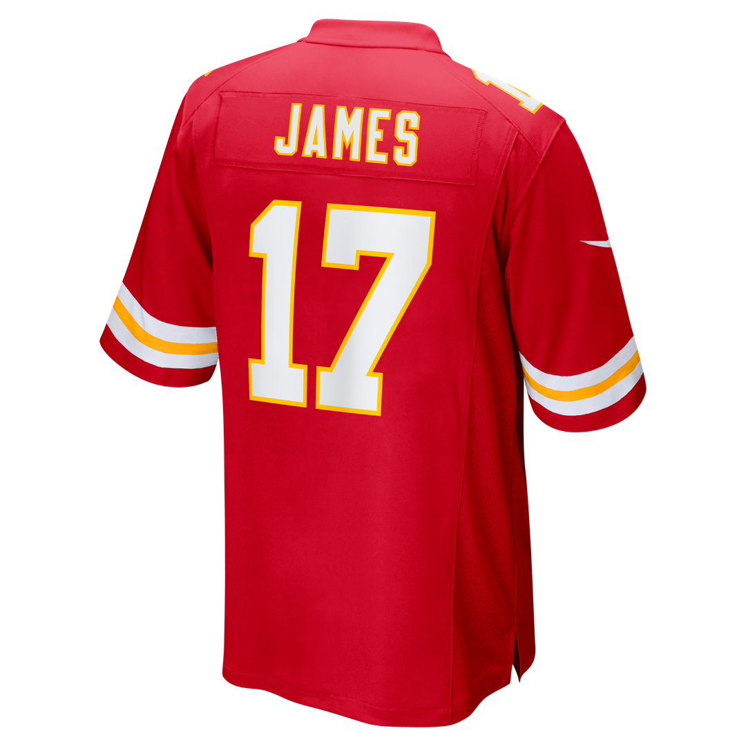 Richie James Kansas City Chiefs Nike Game Jersey - Red Official NFL Team Apparel Football Fan Gear