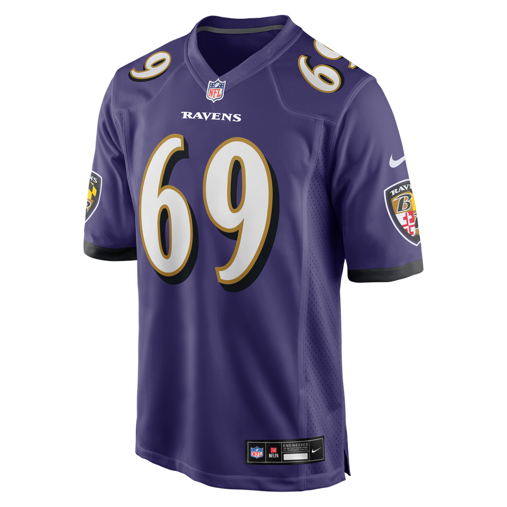 Josh Tupou Baltimore Ravens Nike Team Game Jersey - Purple Official NFL Team Apparel Football Fan Gear