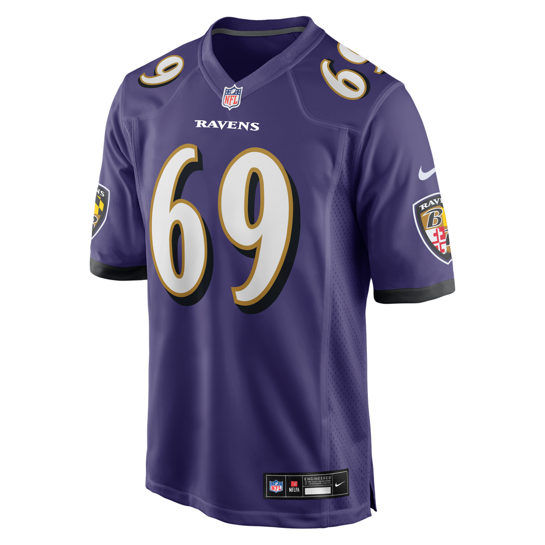 Josh Tupou Baltimore Ravens Nike Team Game Jersey - Purple Official NFL Team Apparel Football Fan Gear