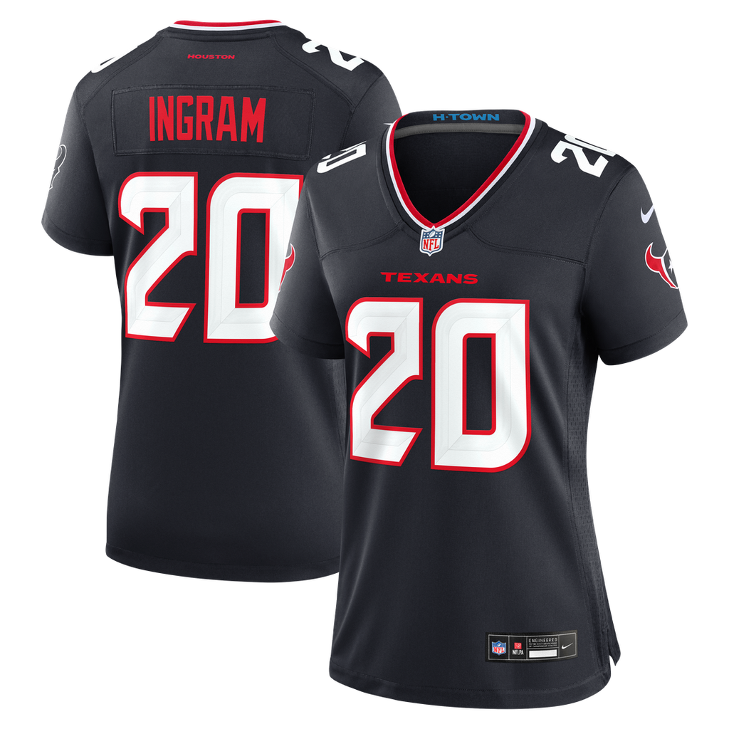 Ja'Marcus Ingram Houston Texans Nike Women's Team Game Jersey - Navy Official NFL Team Apparel Football Fan Gear