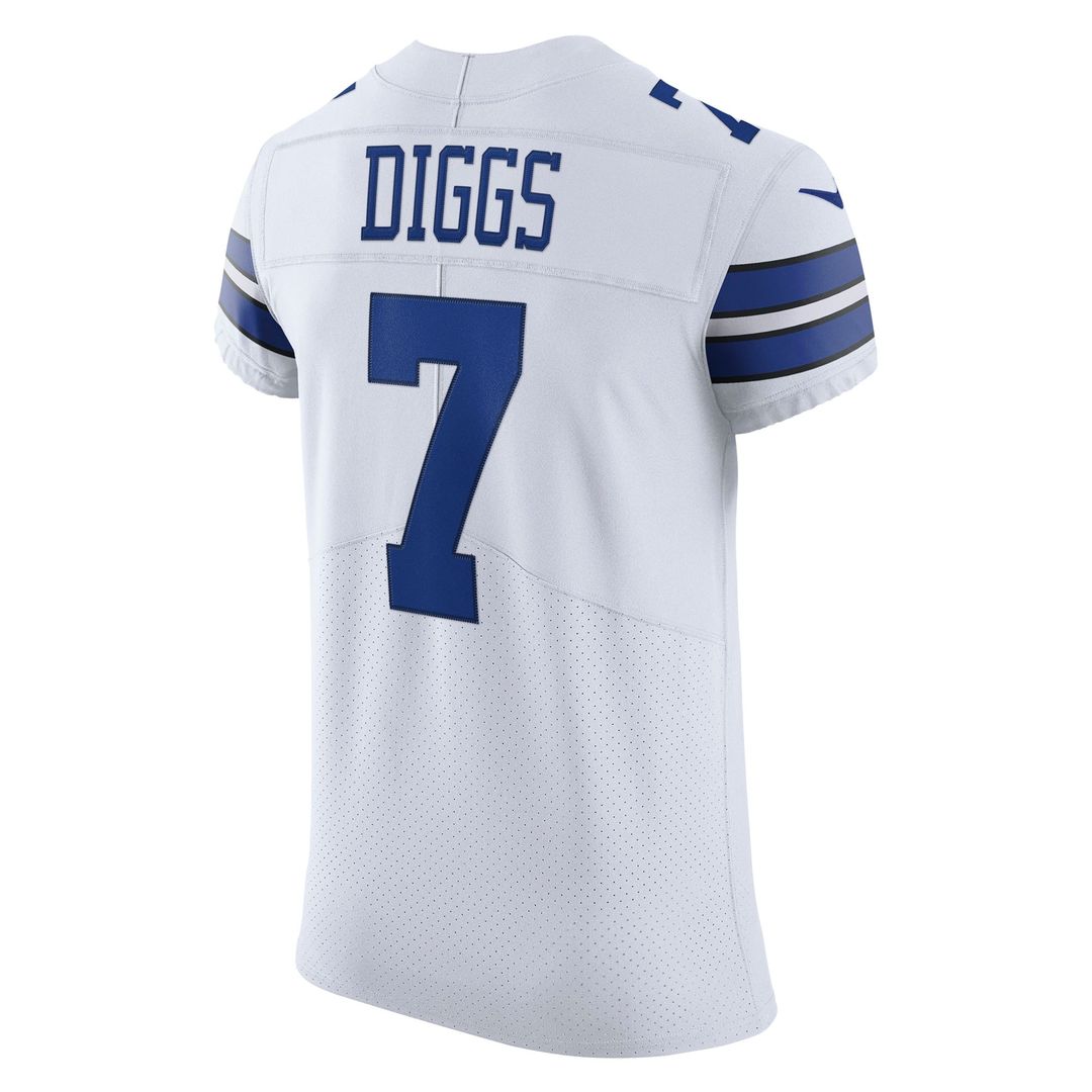 Trevon Diggs Dallas Cowboys Nike Vapor Elite Jersey - White Official NFL Team Apparel Football Fan Gear