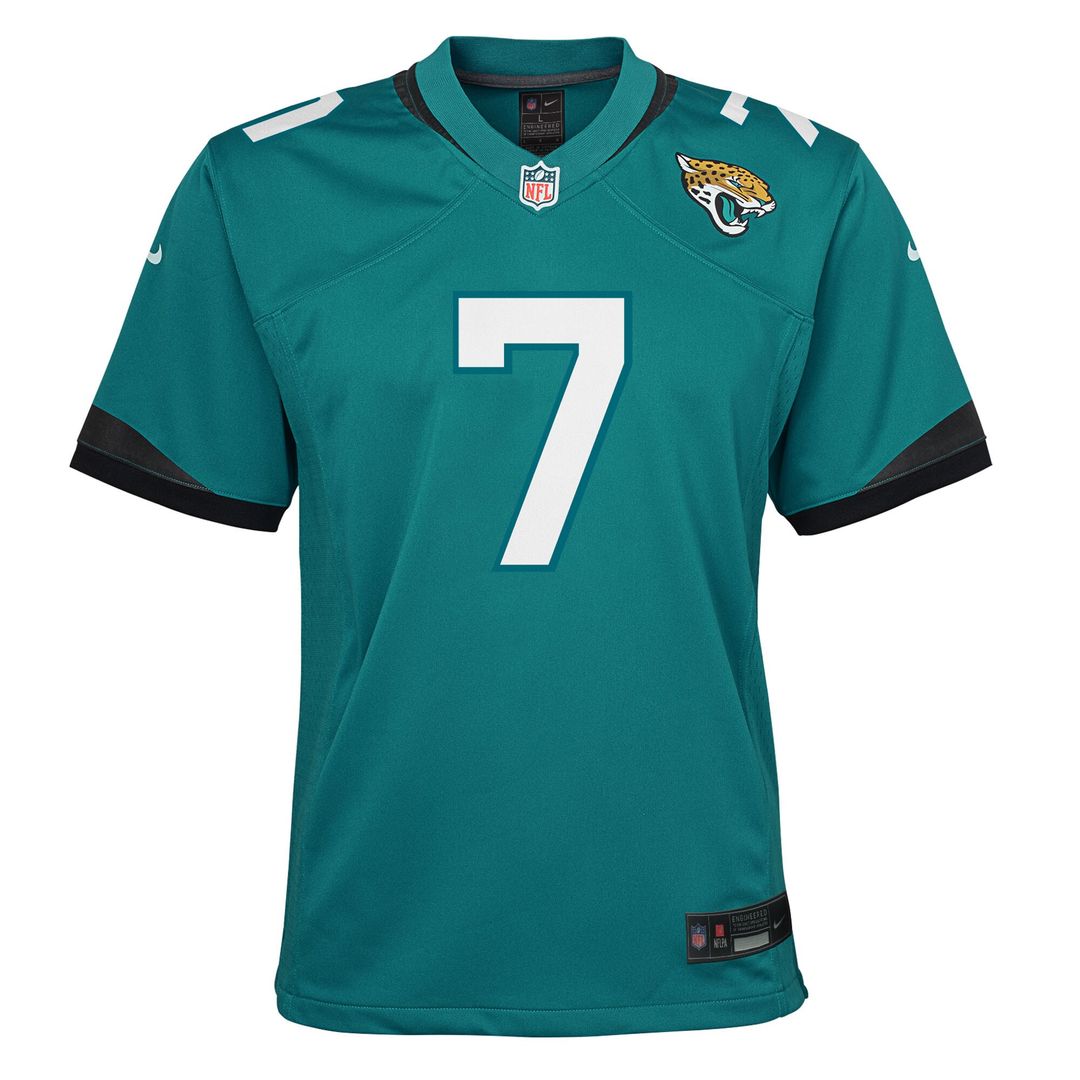Brian Thomas Jr. Jacksonville Jaguars Nike Youth Team Game Jersey - Teal Official NFL Team Apparel Football Fan Gear