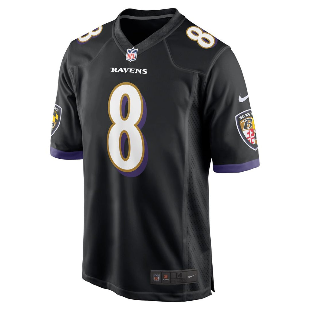 Lamar Jackson Baltimore Ravens Nike Alternate Game Jersey - Black Official NFL Team Apparel Football Fan Gear