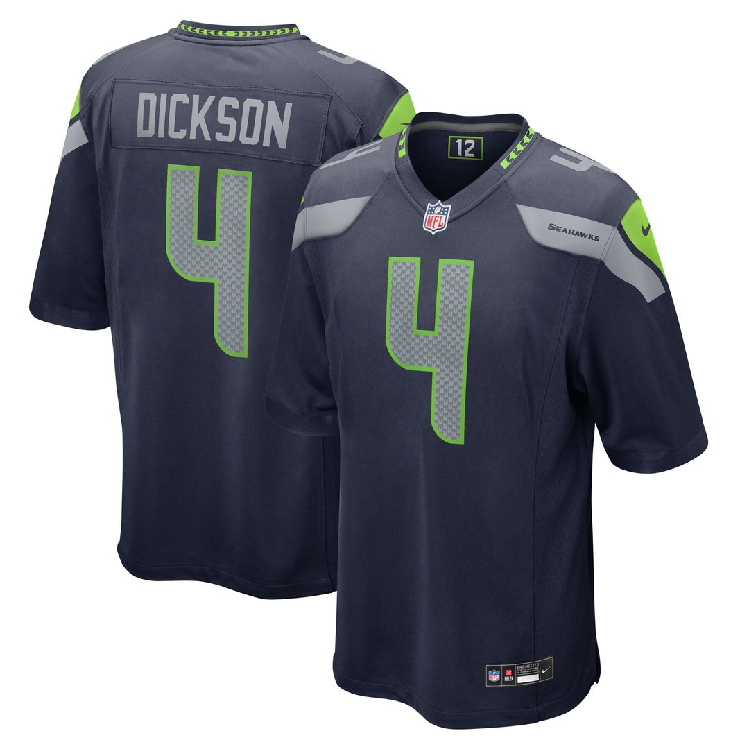 Michael Dickson Seattle Seahawks Nike Game Jersey - College Navy Official NFL Team Apparel Football Fan Gear