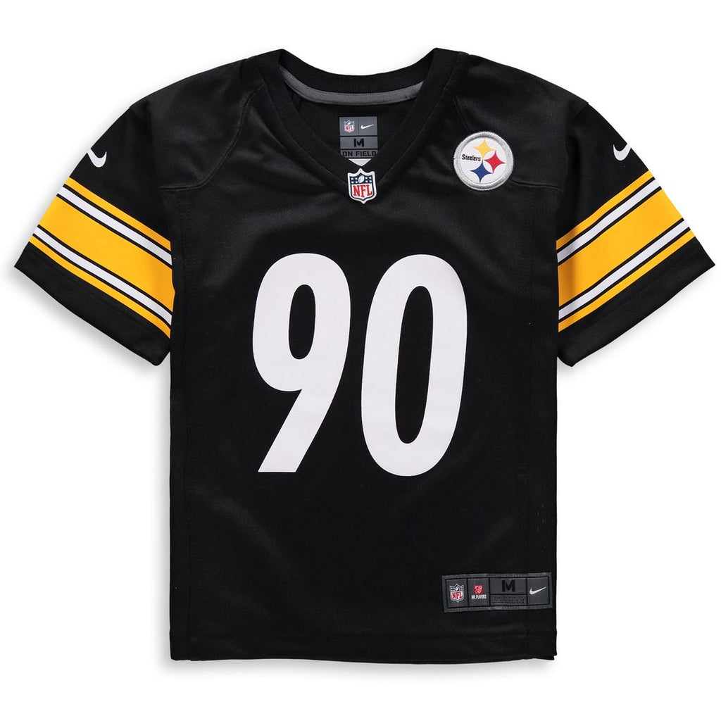 T.J. Watt Pittsburgh Steelers Nike Preschool Game Jersey - Black Official NFL Team Apparel Football Fan Gear