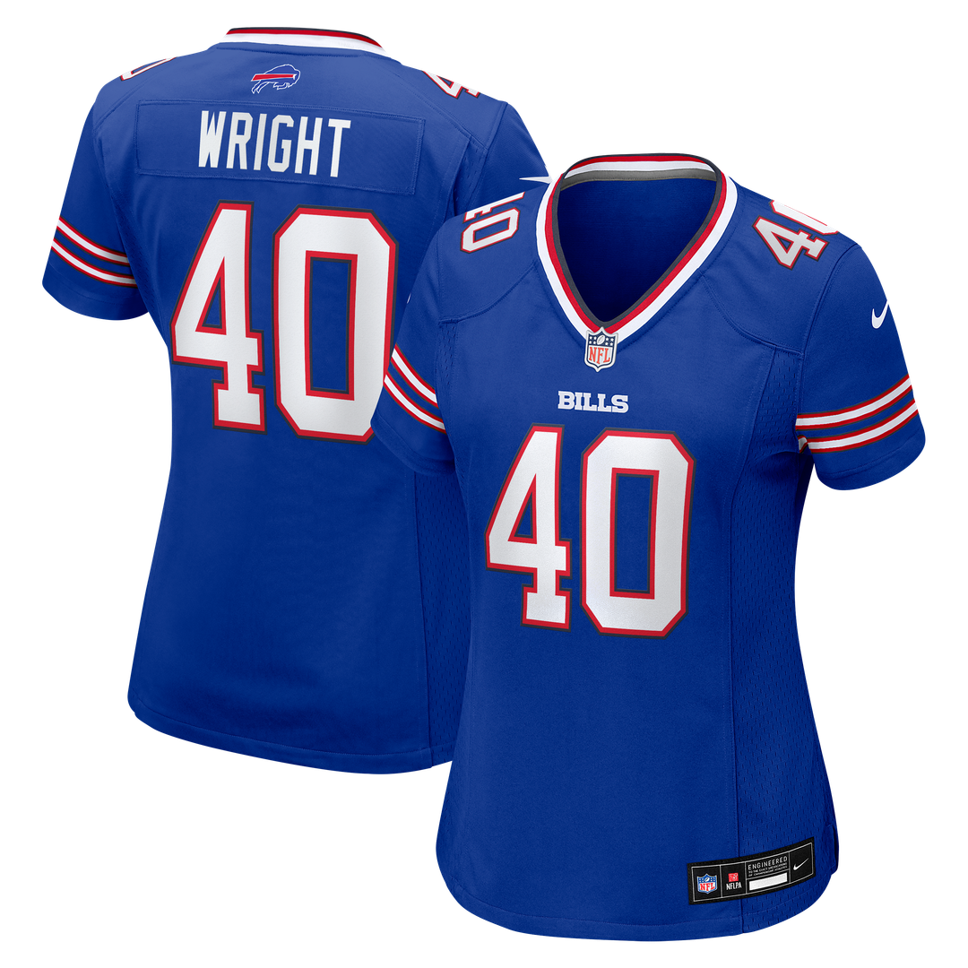 Matthew Wright Buffalo Bills Nike Women's Team Game Jersey - Royal Official NFL Team Apparel Football Fan Gear