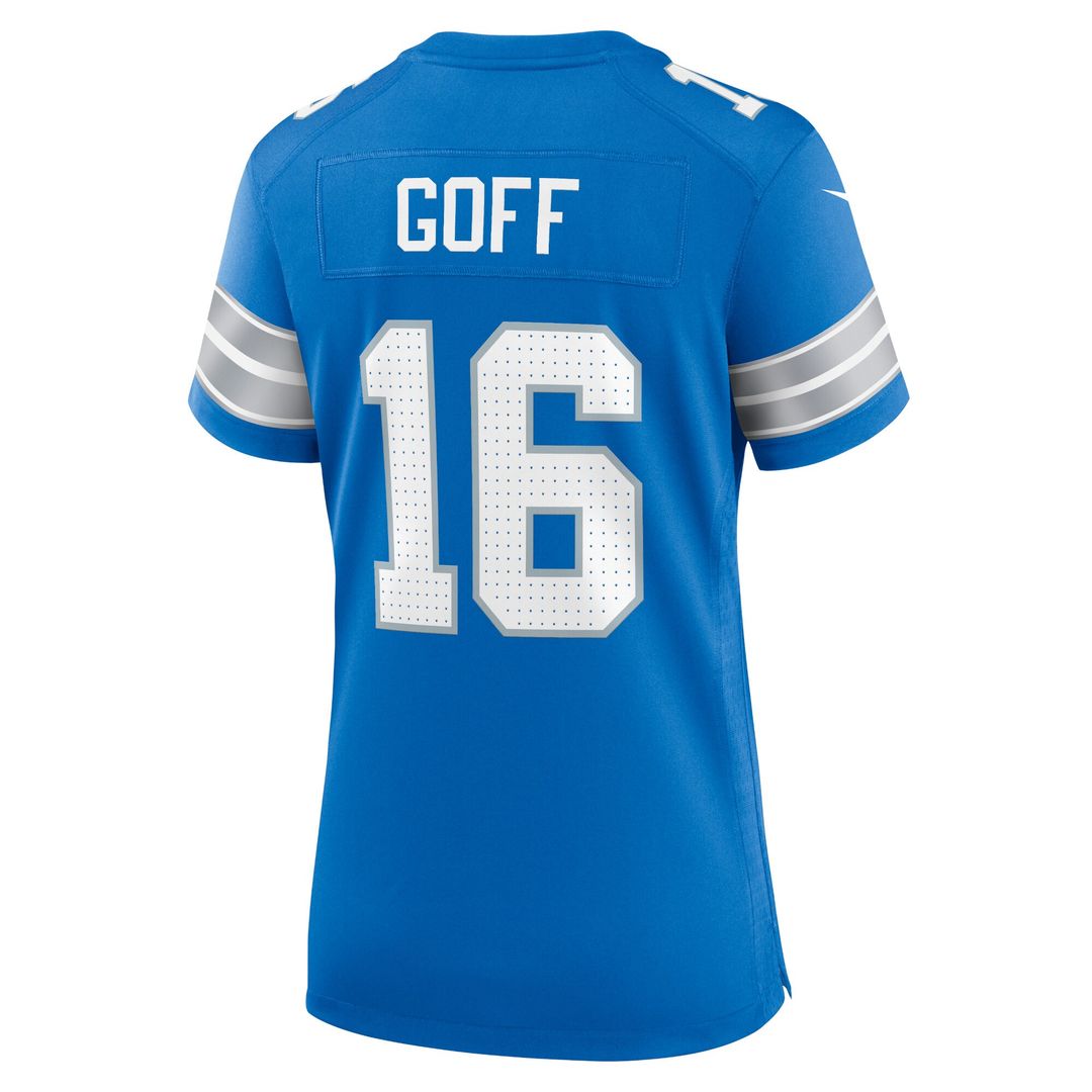 Jared Goff Detroit Lions Nike Women's Game Jersey - Blue Official NFL Team Apparel Football Fan Gear