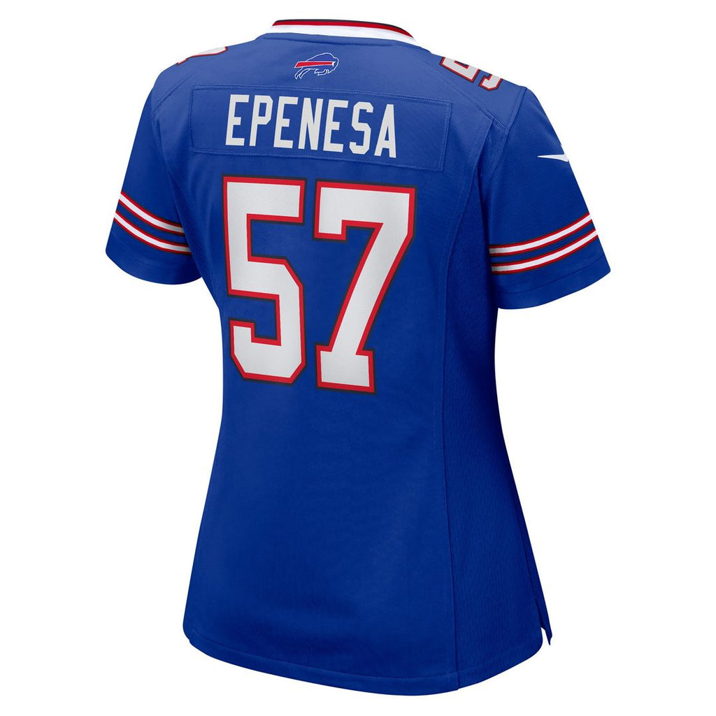 A.J. Epenesa Buffalo Bills Nike Women's Game Jersey - Royal Official NFL Team Apparel Football Fan Gear
