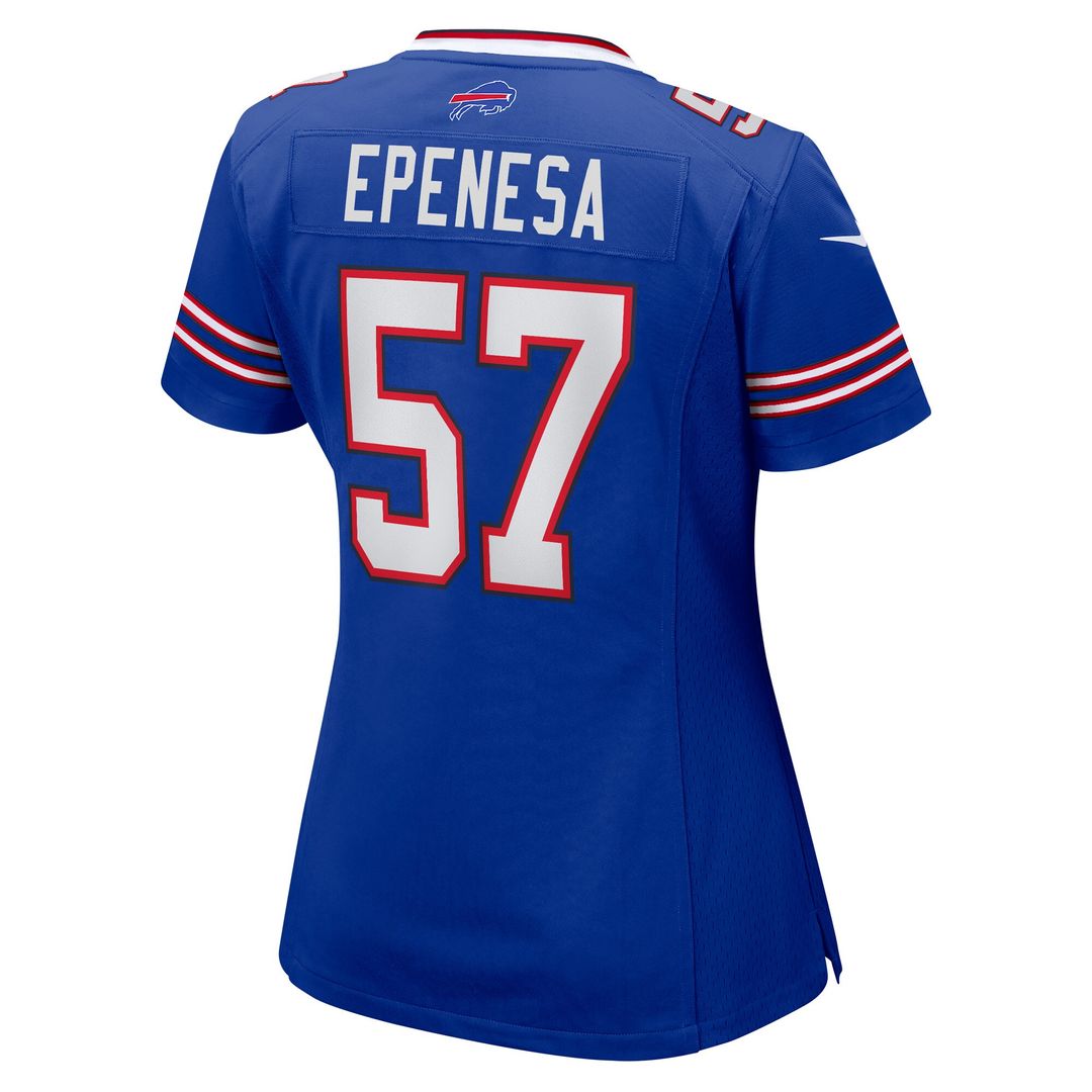 A.J. Epenesa Buffalo Bills Nike Women's Game Jersey - Royal Official NFL Team Apparel Football Fan Gear
