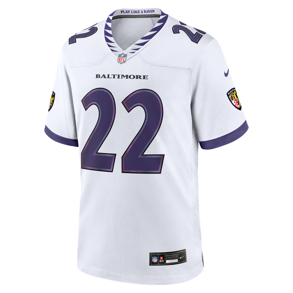 Derrick Henry Baltimore Ravens Nike Game Jersey - White Official NFL Team Apparel Football Fan Gear
