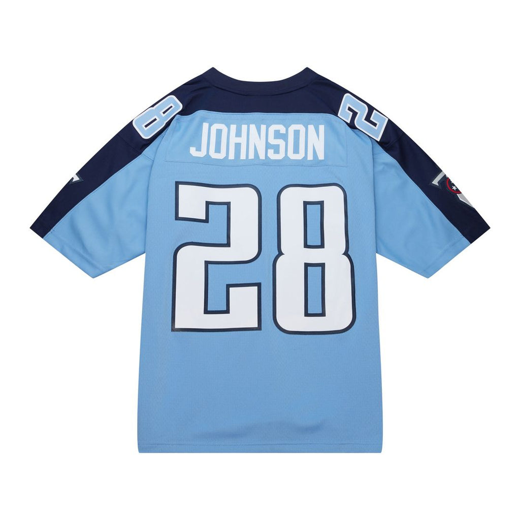 Chris Johnson Tennessee Titans Mitchell & Ness Legacy Replica Jersey - Light Blue Official NFL Team Apparel Football Fan Gear