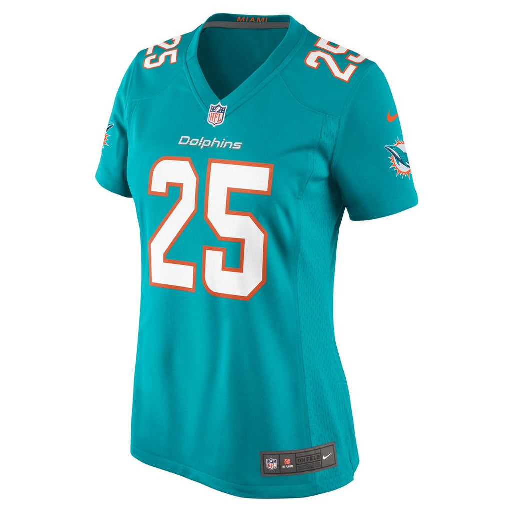 Jaylen Wright Miami Dolphins Nike Women's Game Jersey - Aqua Official NFL Team Apparel Football Fan Gear