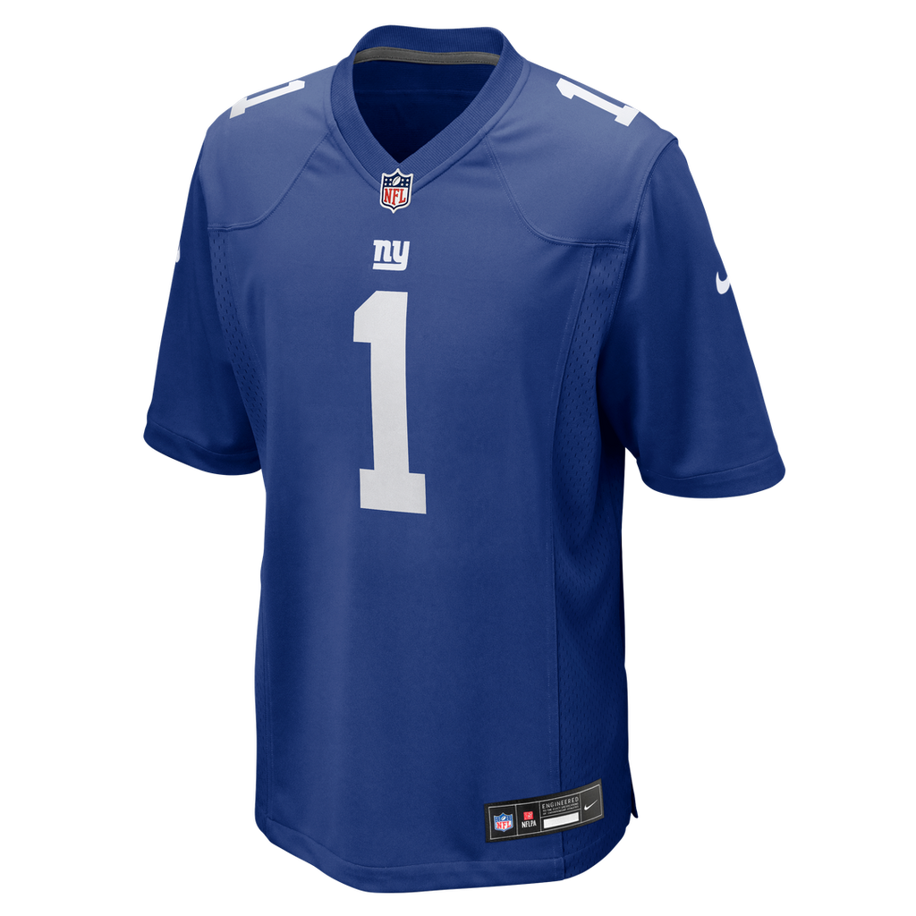 Arvell Reese New York Giants Nike 2026 NFL Draft First Round Pick No. 5 Team Game Jersey - Royal Official NFL Team Apparel Football Fan Gear