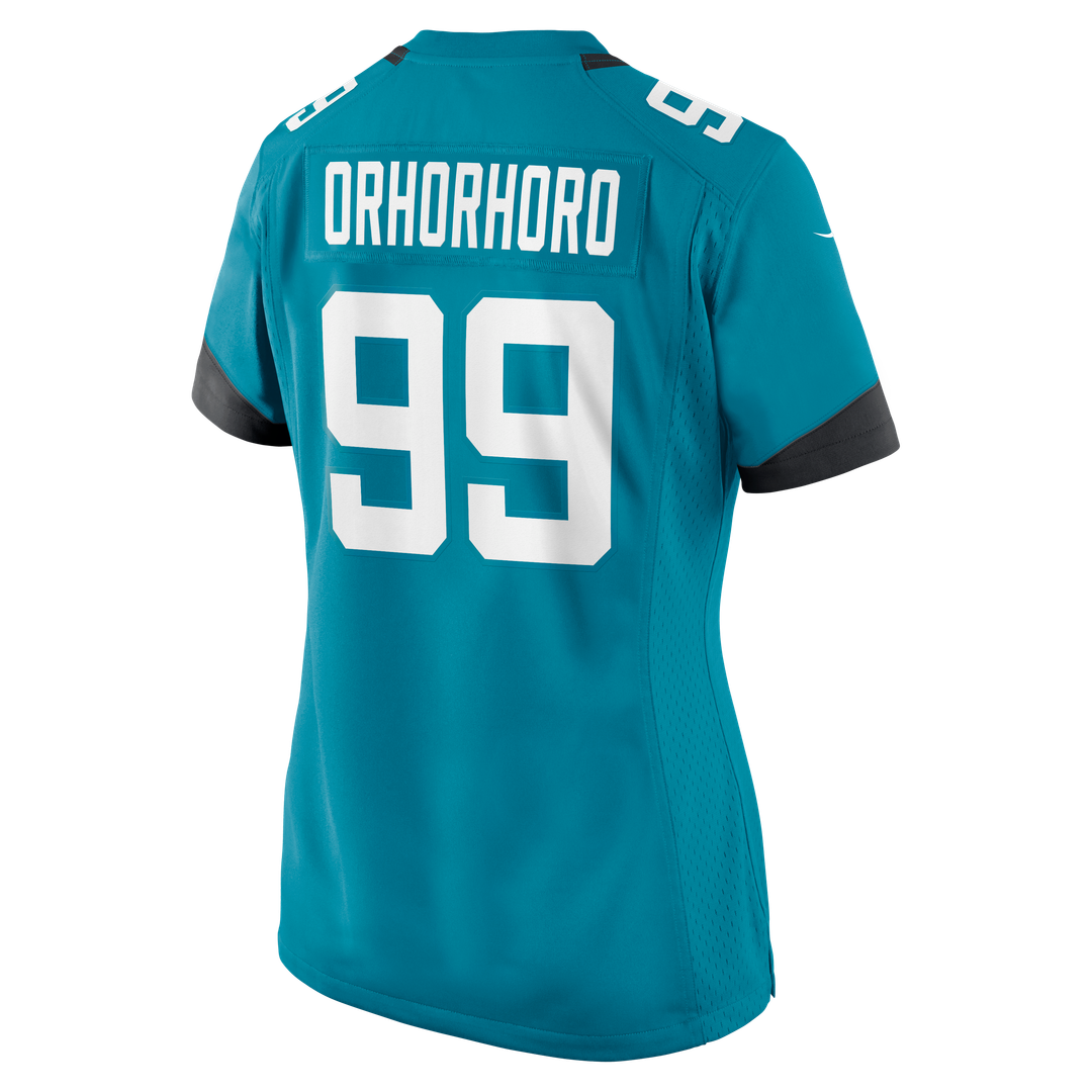 Ruke Orhorhoro Jacksonville Jaguars Nike Women's Team Game Jersey - Teal Official NFL Team Apparel Football Fan Gear
