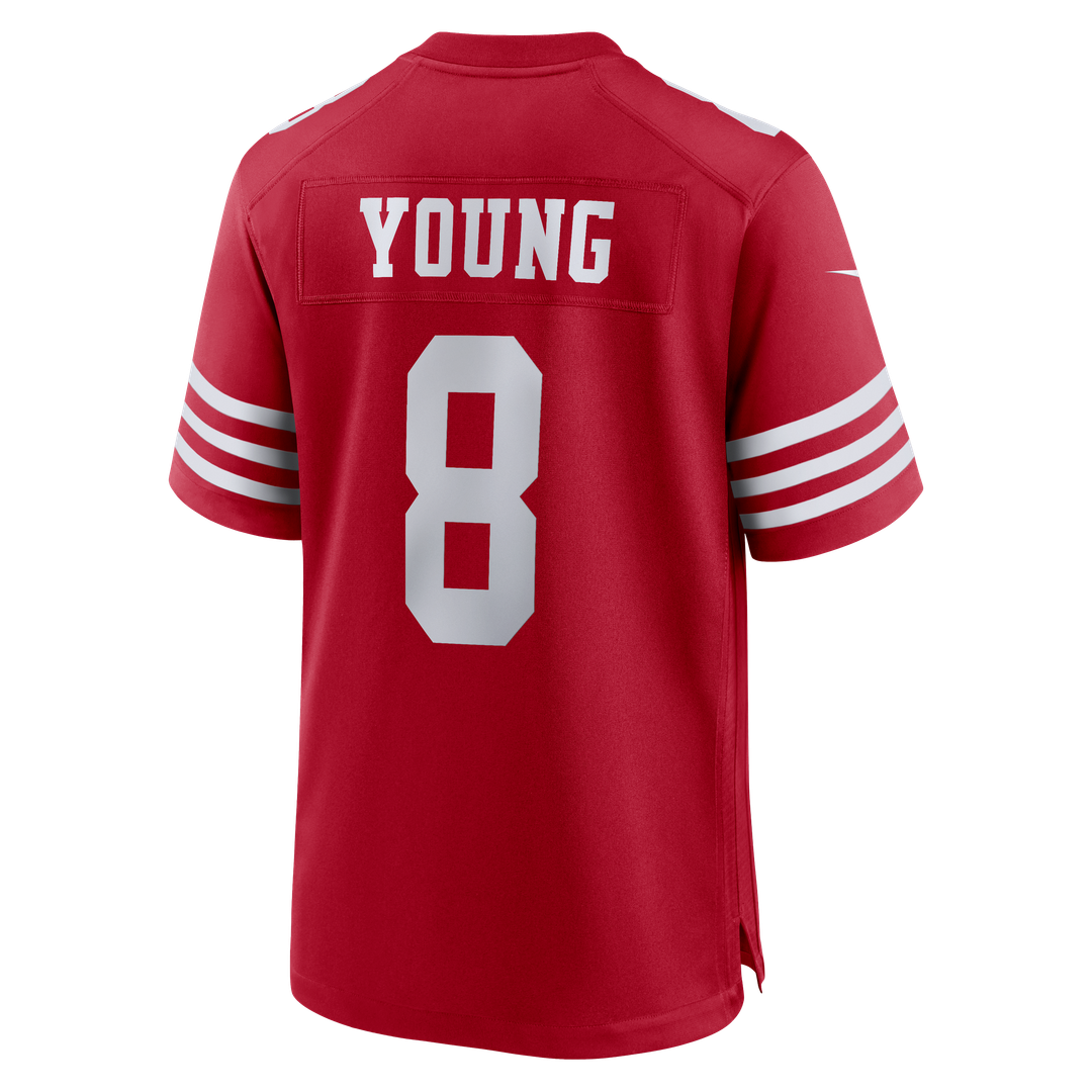 Steve Young San Francisco 49ers Nike Retired Player Game Jersey - Scarlet Official NFL Team Apparel Football Fan Gear