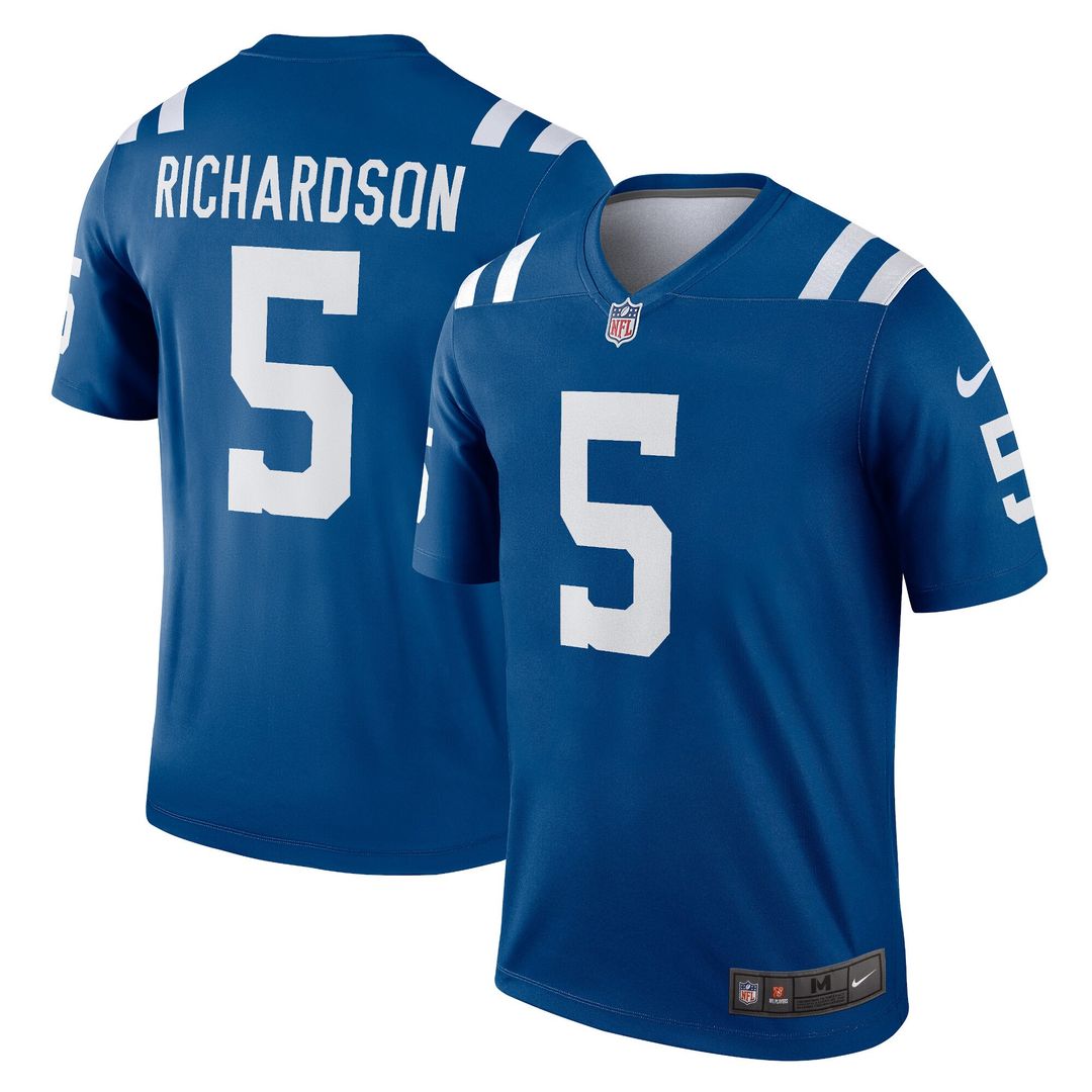 Anthony Richardson Sr. Indianapolis Colts Nike Legend Player Performance Top - Royal NFL Fan Gear Popular Style