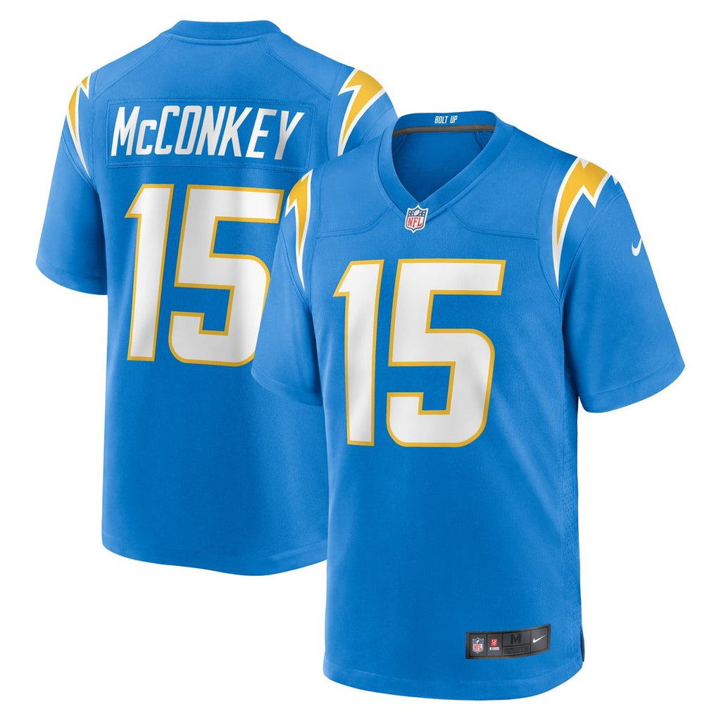 Ladd McConkey Los Angeles Chargers Nike Player Game Jersey - Powder Blue Official NFL Team Apparel Football Fan Gear