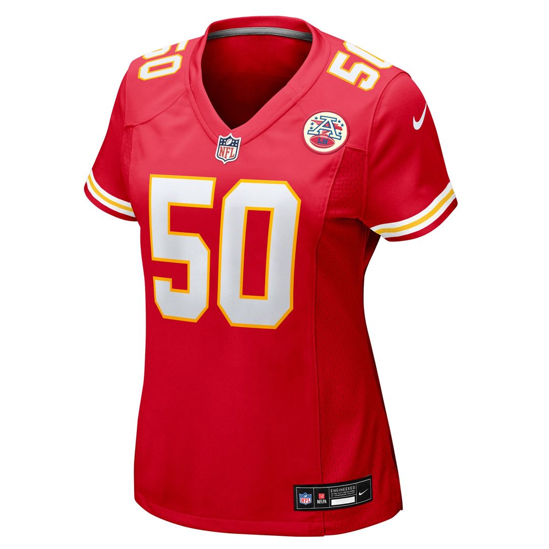 Brandon George Kansas City Chiefs Nike Women's Team Game Jersey - Red Official NFL Team Apparel Football Fan Gear