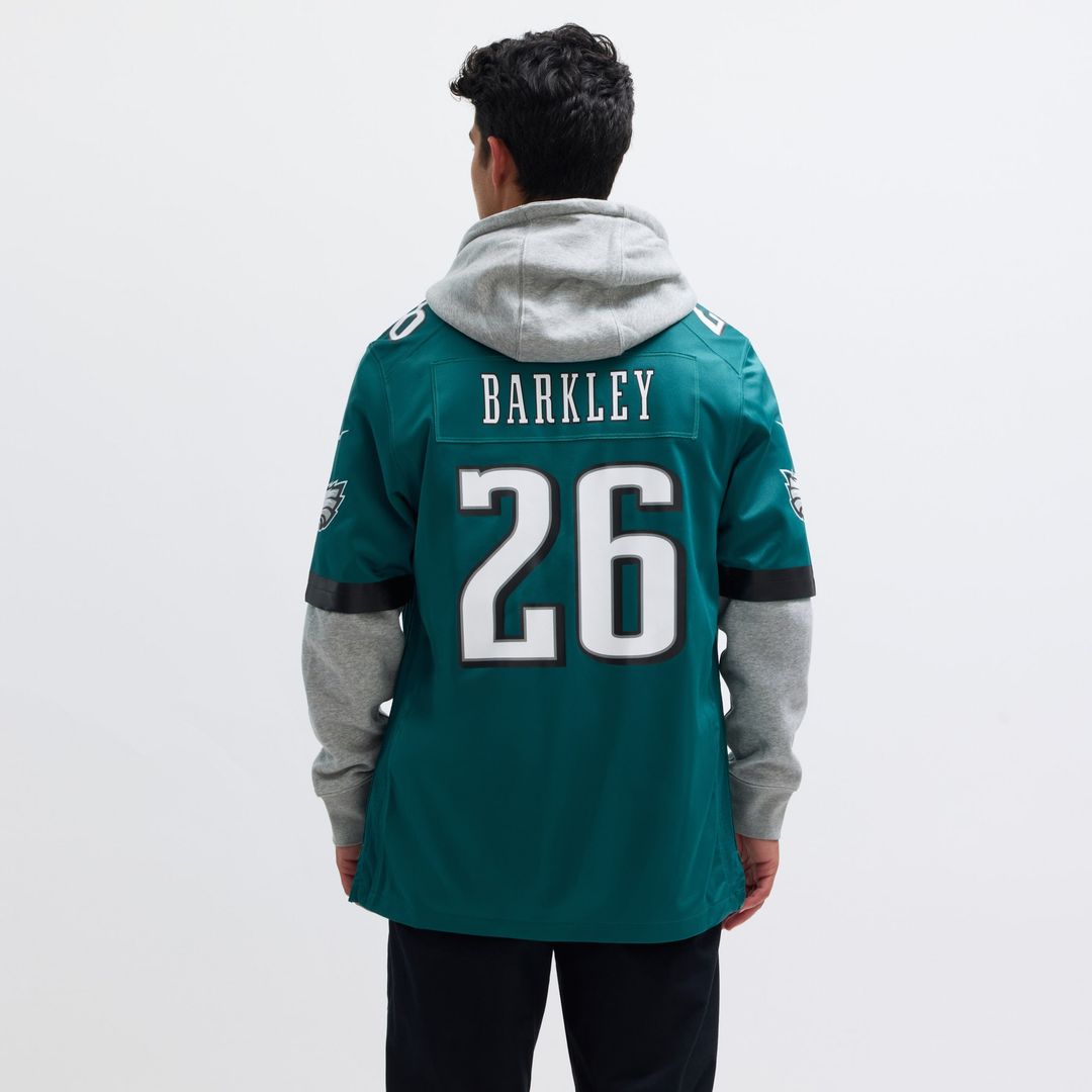 Saquon Barkley Philadelphia Eagles Nike Game Player Jersey - Midnight Green Official NFL Team Apparel Football Fan Gear