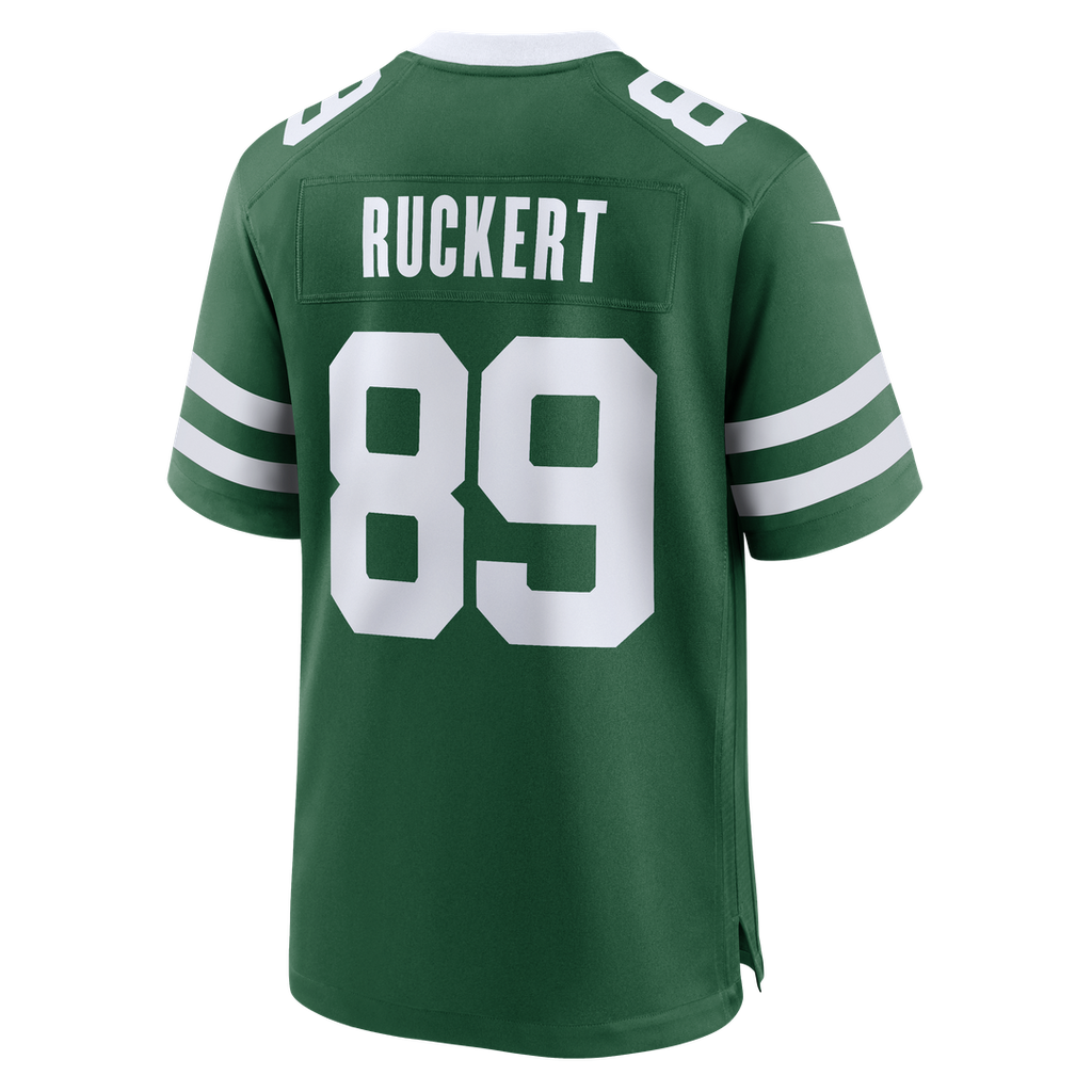 Jeremy Ruckert New York Jets Nike Team Game Jersey - Legacy Green Official NFL Team Apparel Football Fan Gear