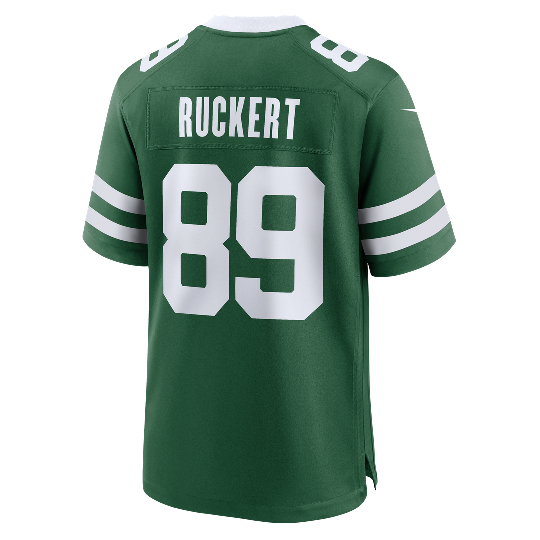 Jeremy Ruckert New York Jets Nike Team Game Jersey - Legacy Green Official NFL Team Apparel Football Fan Gear