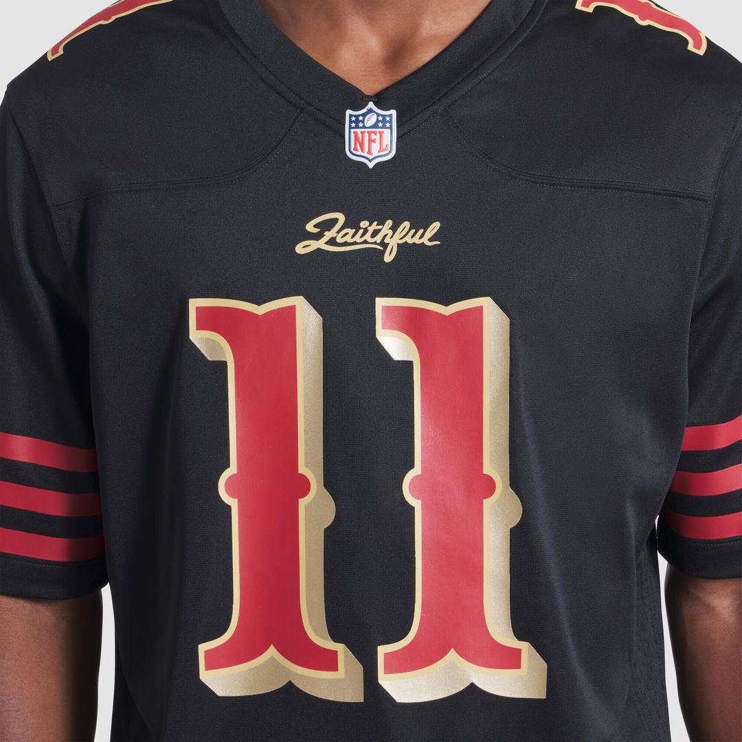 Brandon Aiyuk San Francisco 49ers Nike 2025 Rivalries Collection Game Jersey - Black Official NFL Team Apparel Football Fan Gear