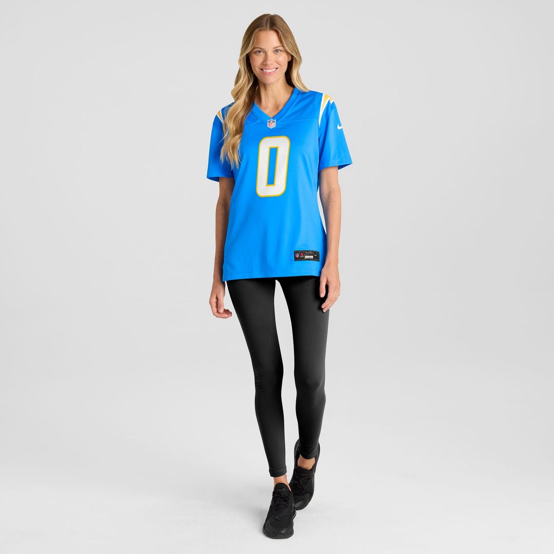 Daiyan Henley Los Angeles Chargers Nike Women's Team Game Jersey - Powder Blue Official NFL Team Apparel Football Fan Gear