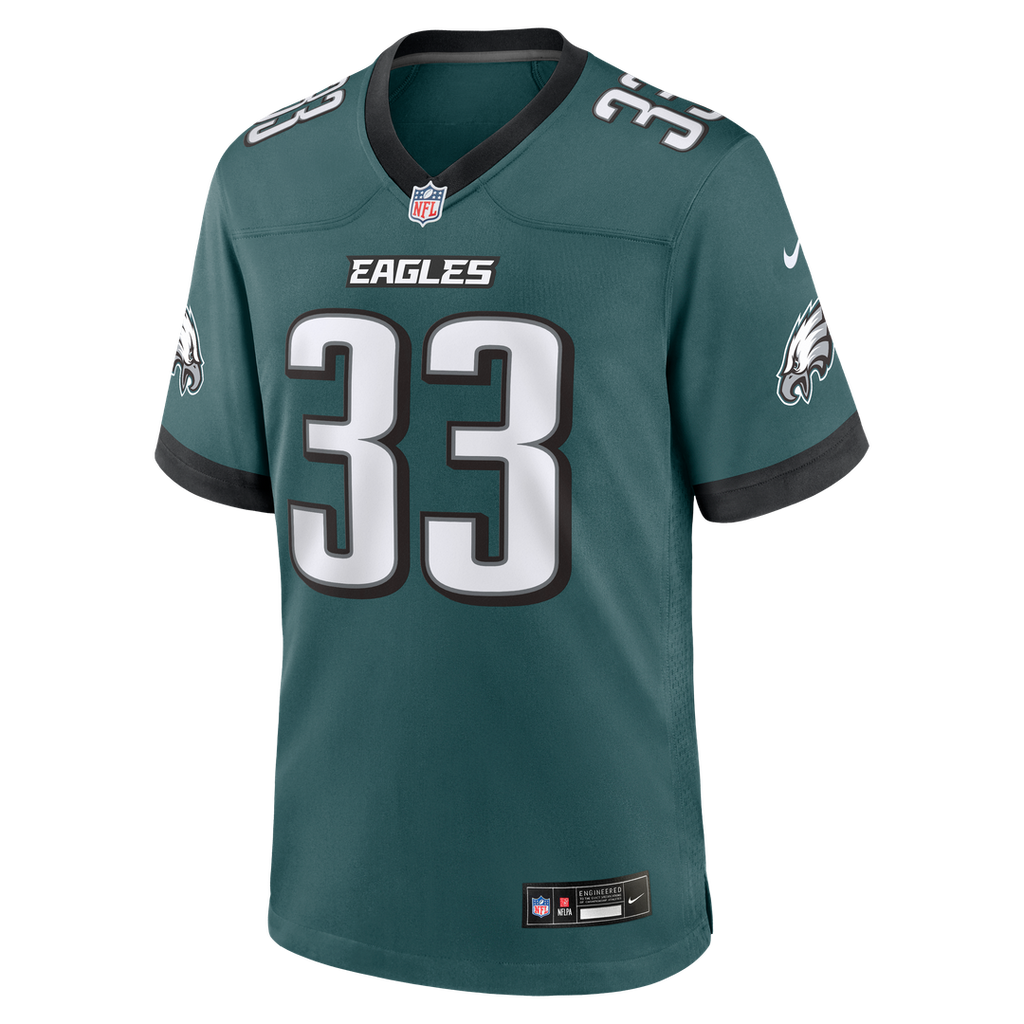 Cooper DeJean Philadelphia Eagles Nike Team Game Jersey - Midnight Green Official NFL Team Apparel Football Fan Gear