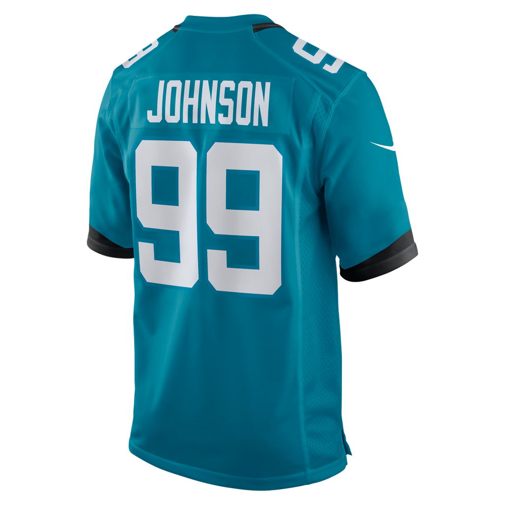 Austin Johnson Jacksonville Jaguars Nike Team Game Jersey - Teal Official NFL Team Apparel Football Fan Gear