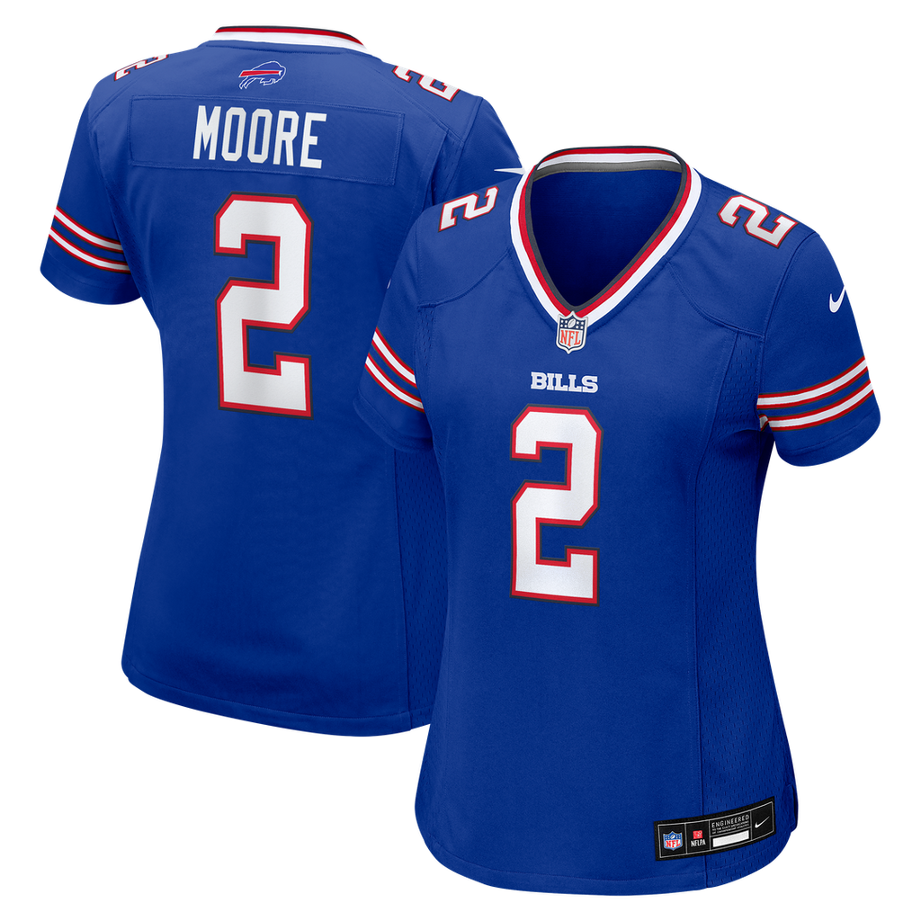 D.J. Moore Buffalo Bills Nike Women's Game Jersey - Royal Official NFL Team Apparel Football Fan Gear
