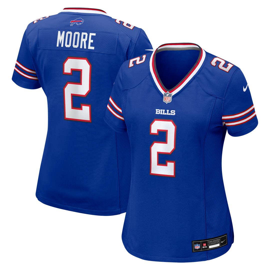 D.J. Moore Buffalo Bills Nike Women's Game Jersey - Royal Official NFL Team Apparel Football Fan Gear