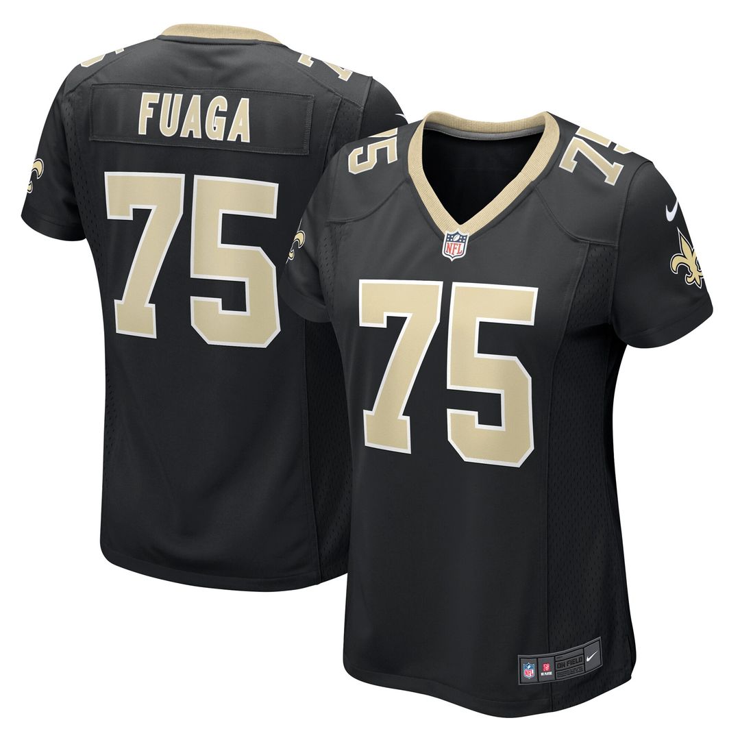 Taliese Fuaga New Orleans Saints Nike Women's Game Jersey - Black Official NFL Team Apparel Football Fan Gear