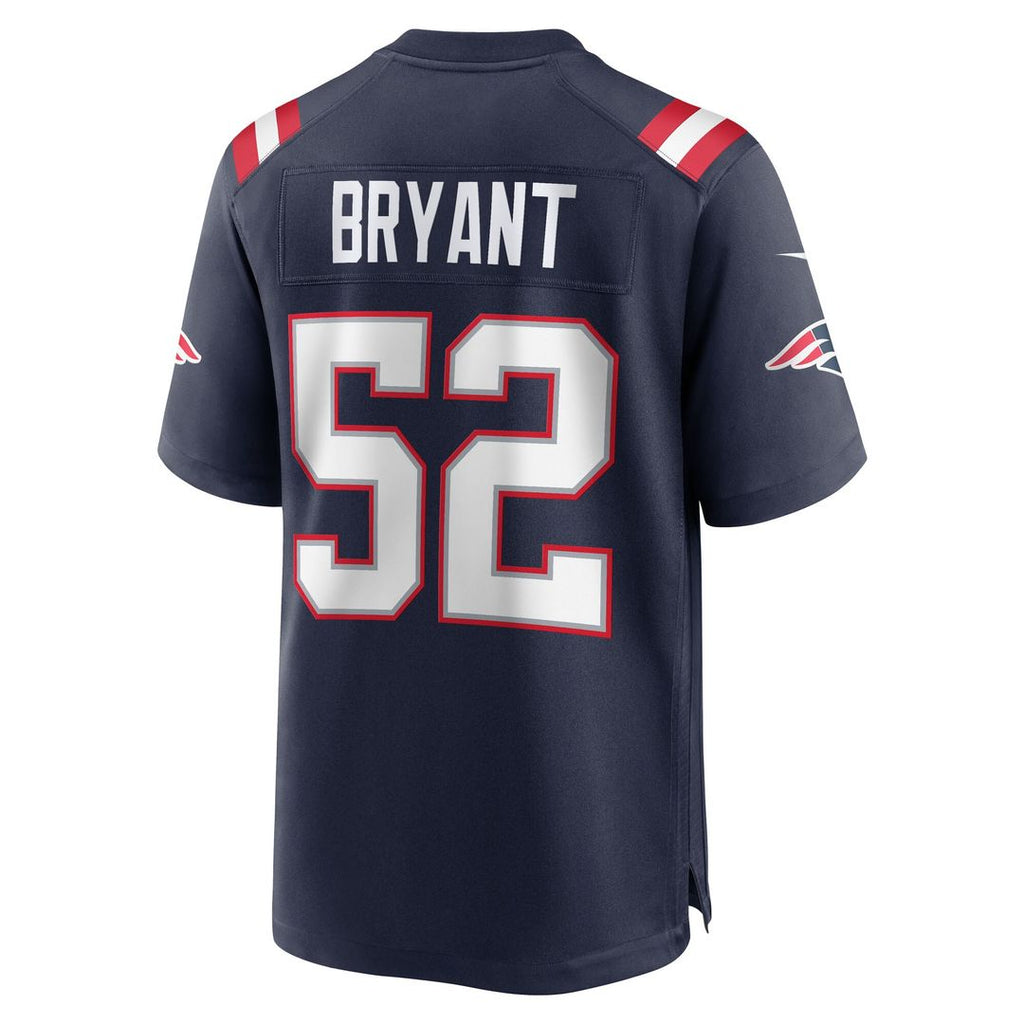 Marcus Bryant New England Patriots Nike Team Game Jersey - Navy Official NFL Team Apparel Football Fan Gear