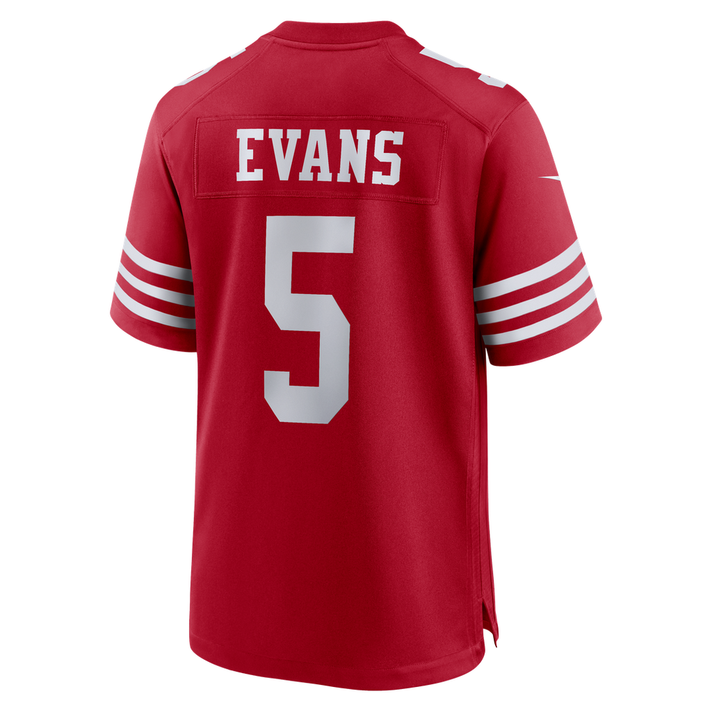 Mike Evans San Francisco 49ers Nike Game Jersey - Scarlet Official NFL Team Apparel Football Fan Gear