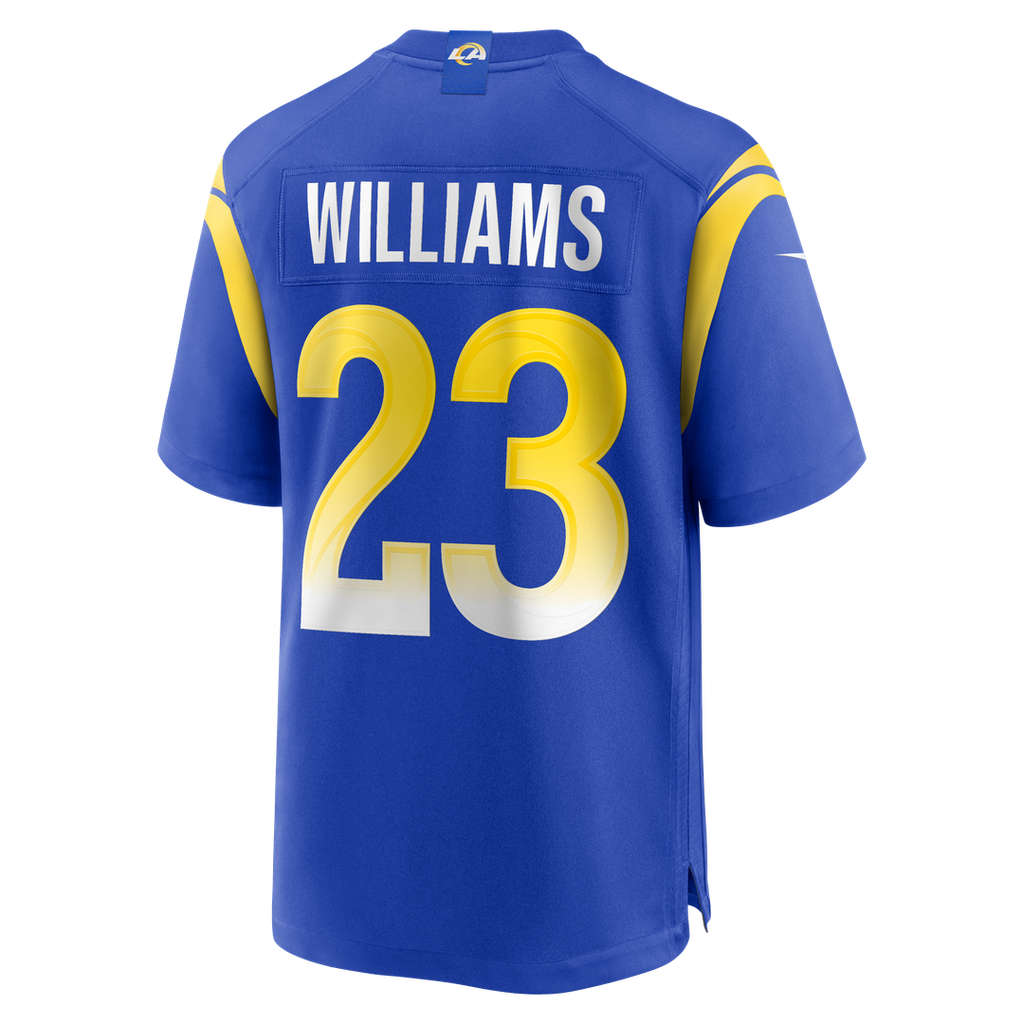 Kyren Williams Los Angeles Rams Nike Game Player Jersey - Royal Official NFL Team Apparel Football Fan Gear