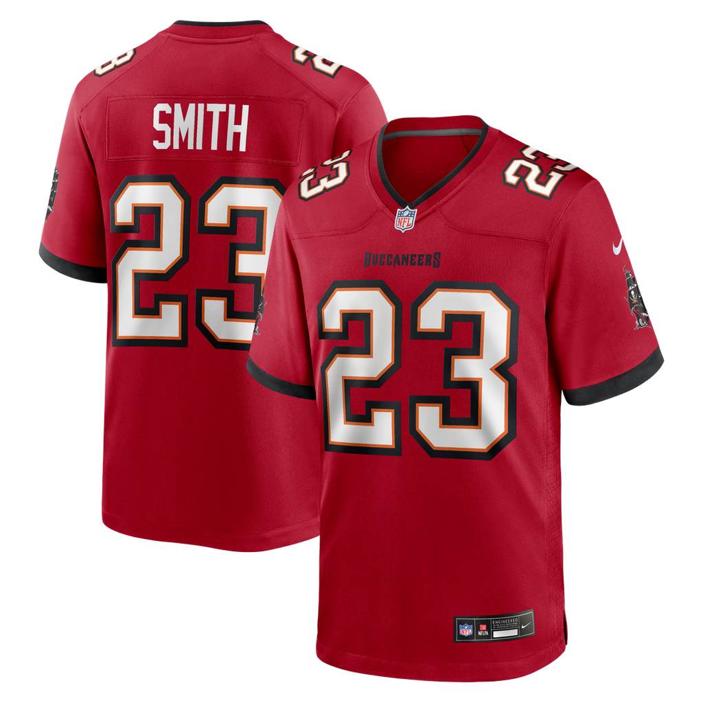 Tykee Smith Tampa Bay Buccaneers Nike Game Jersey - Red Official NFL Team Apparel Football Fan Gear