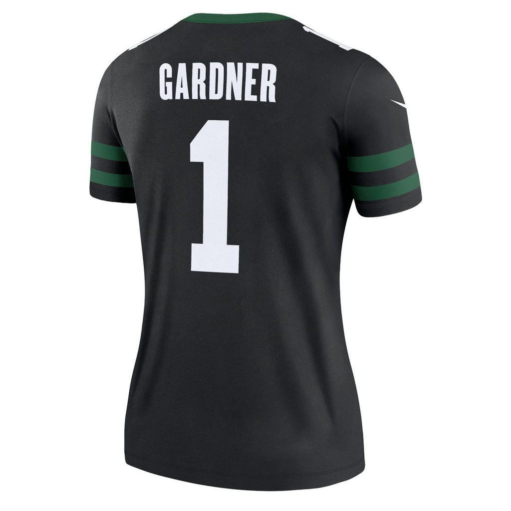 Ahmad Sauce Gardner New York Jets Nike Women's Alternate Legend Player Performance Top - Legacy Black NFL Fan Gear Popular Style