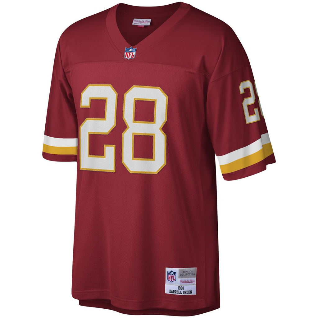 Darrell Green Washington Football Team Mitchell & Ness Legacy Replica Jersey - Burgundy Official NFL Team Apparel Football Fan Gear