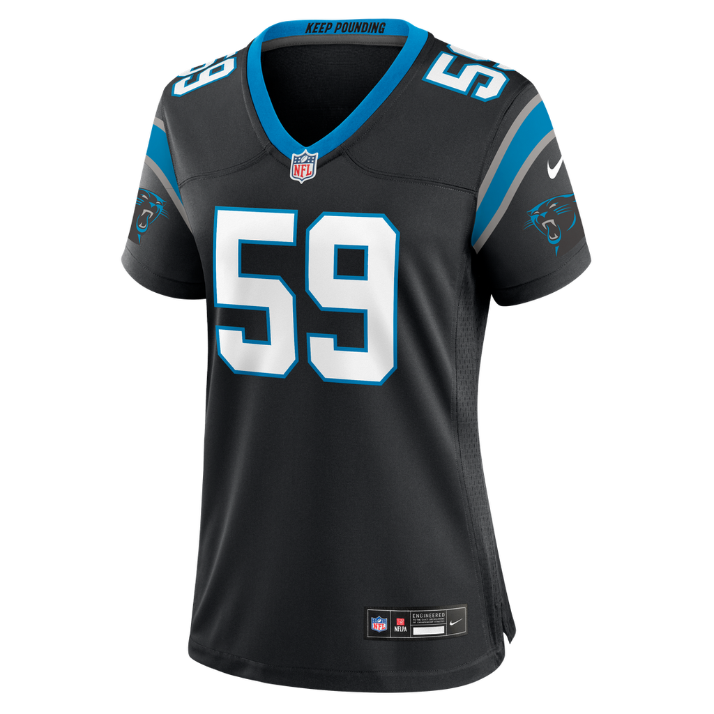 Luke Kuechly Carolina Panthers Nike Women's Team Game Jersey - Black Official NFL Team Apparel Football Fan Gear