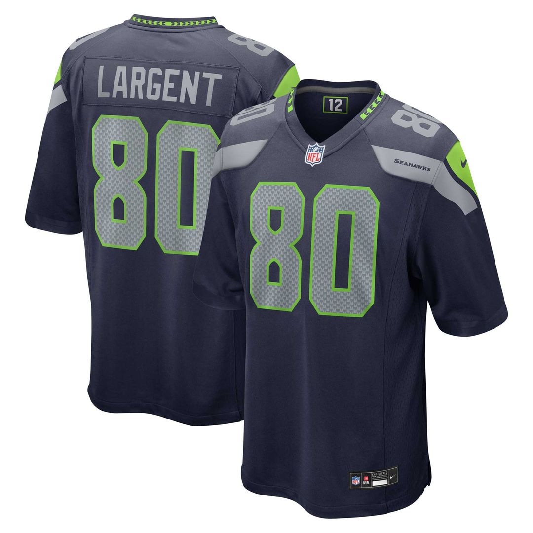 Steve Largent Seattle Seahawks Nike Retired Player Game Jersey - College Navy Official NFL Team Apparel Football Fan Gear
