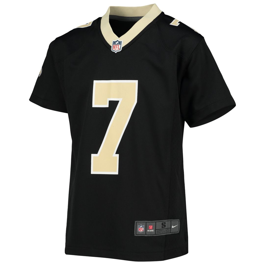 Taysom Hill New Orleans Saints Nike Youth Game Jersey - Black Official NFL Team Apparel Football Fan Gear