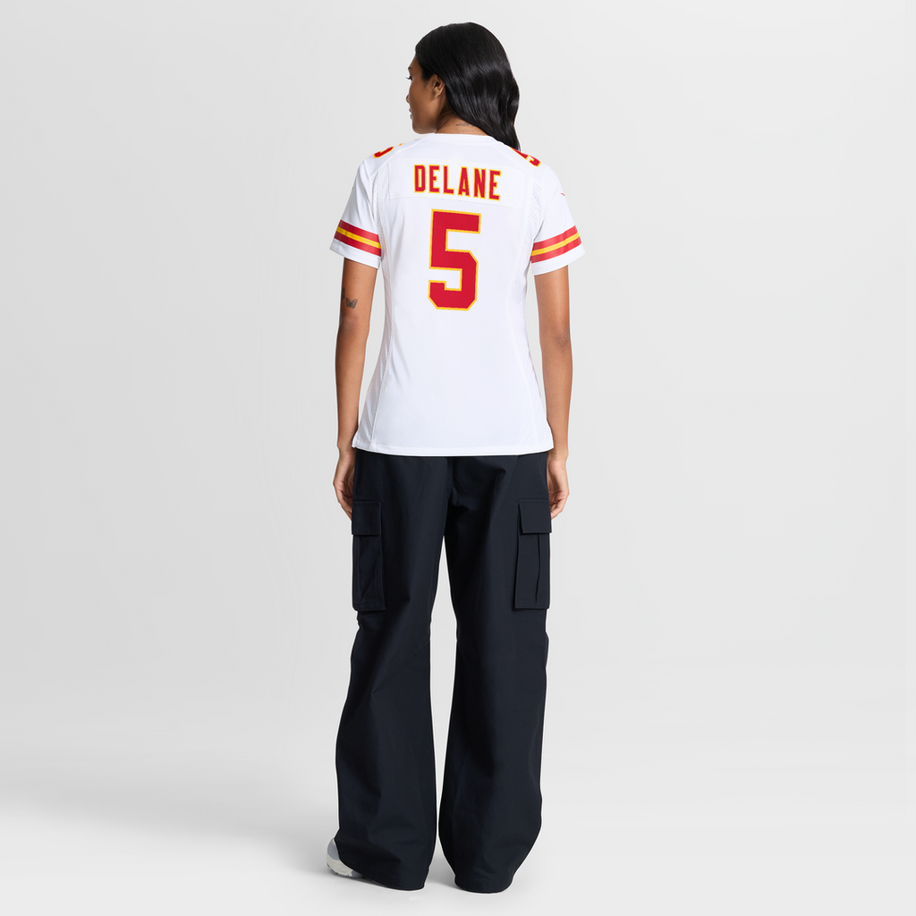 Mansoor Delane Kansas City Chiefs Nike Women's Game Jersey - White Official NFL Team Apparel Football Fan Gear