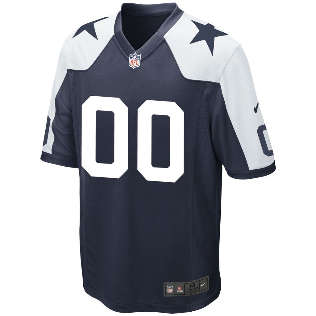 Dallas Cowboys Nike Alternate Custom Game Jersey - Navy Official NFL Team Apparel Football Fan Gear