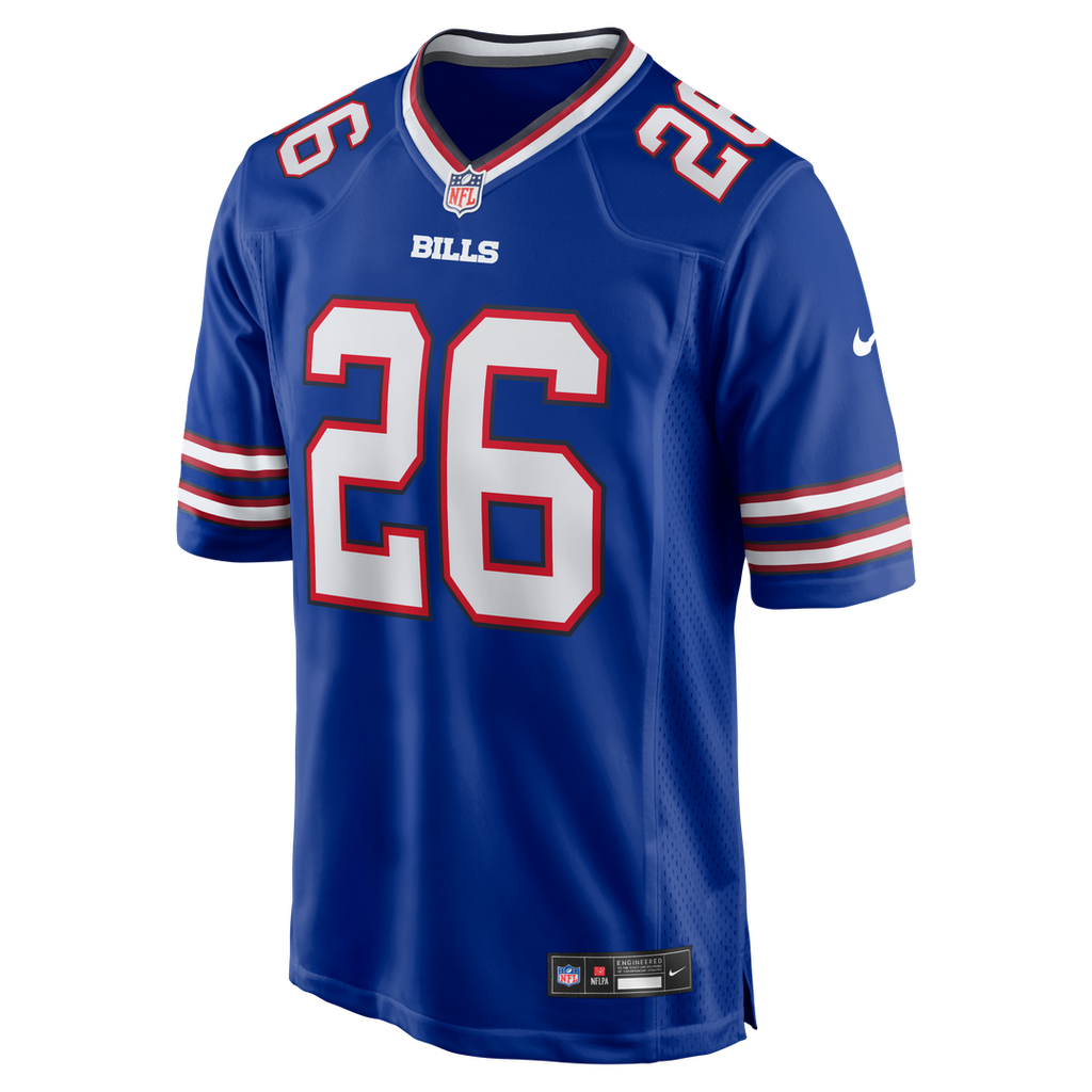 Ty Johnson Buffalo Bills Nike Team Game Jersey - Royal Official NFL Team Apparel Football Fan Gear