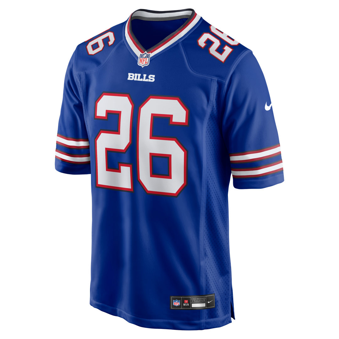 Ty Johnson Buffalo Bills Nike Team Game Jersey - Royal Official NFL Team Apparel Football Fan Gear