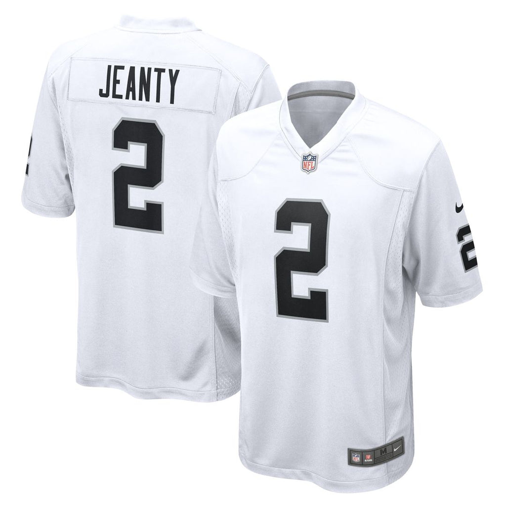 Ashton Jeanty Las Vegas Raiders Nike Game Jersey - White Official NFL Team Apparel Football Fan Gear