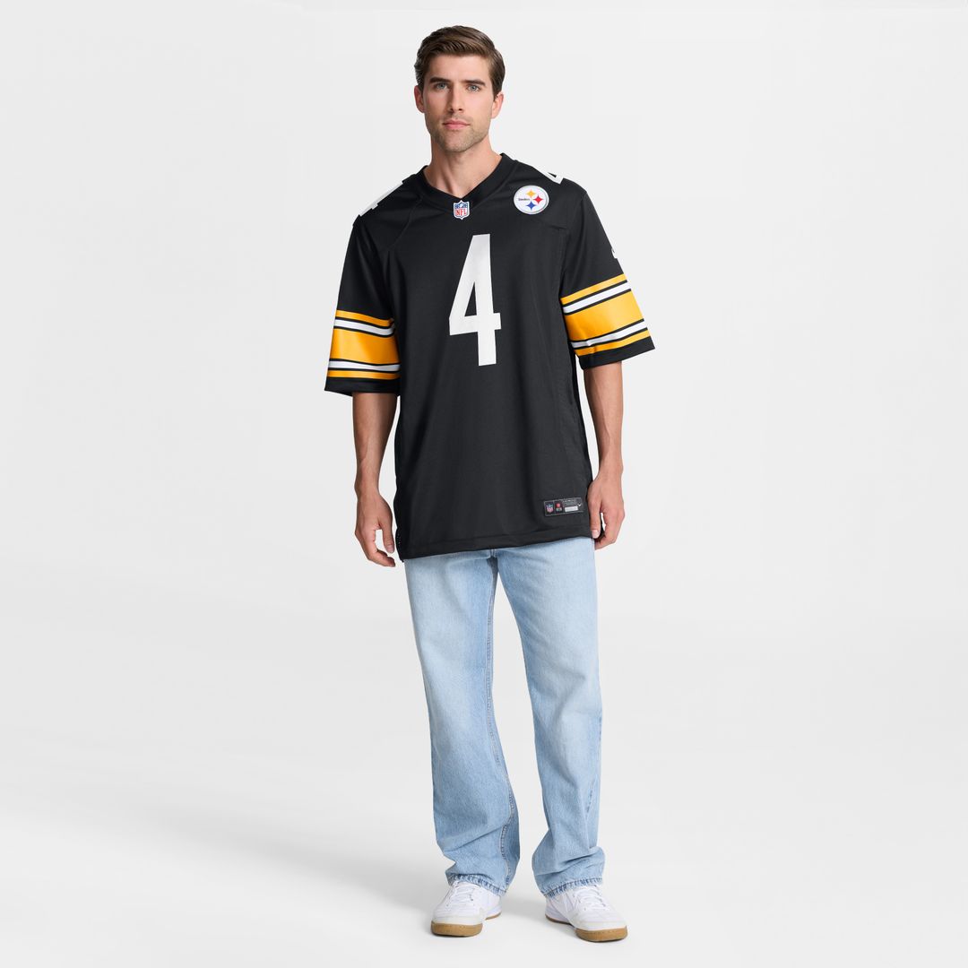 DK Metcalf Pittsburgh Steelers Nike Game Player Jersey - Black Official NFL Team Apparel Football Fan Gear