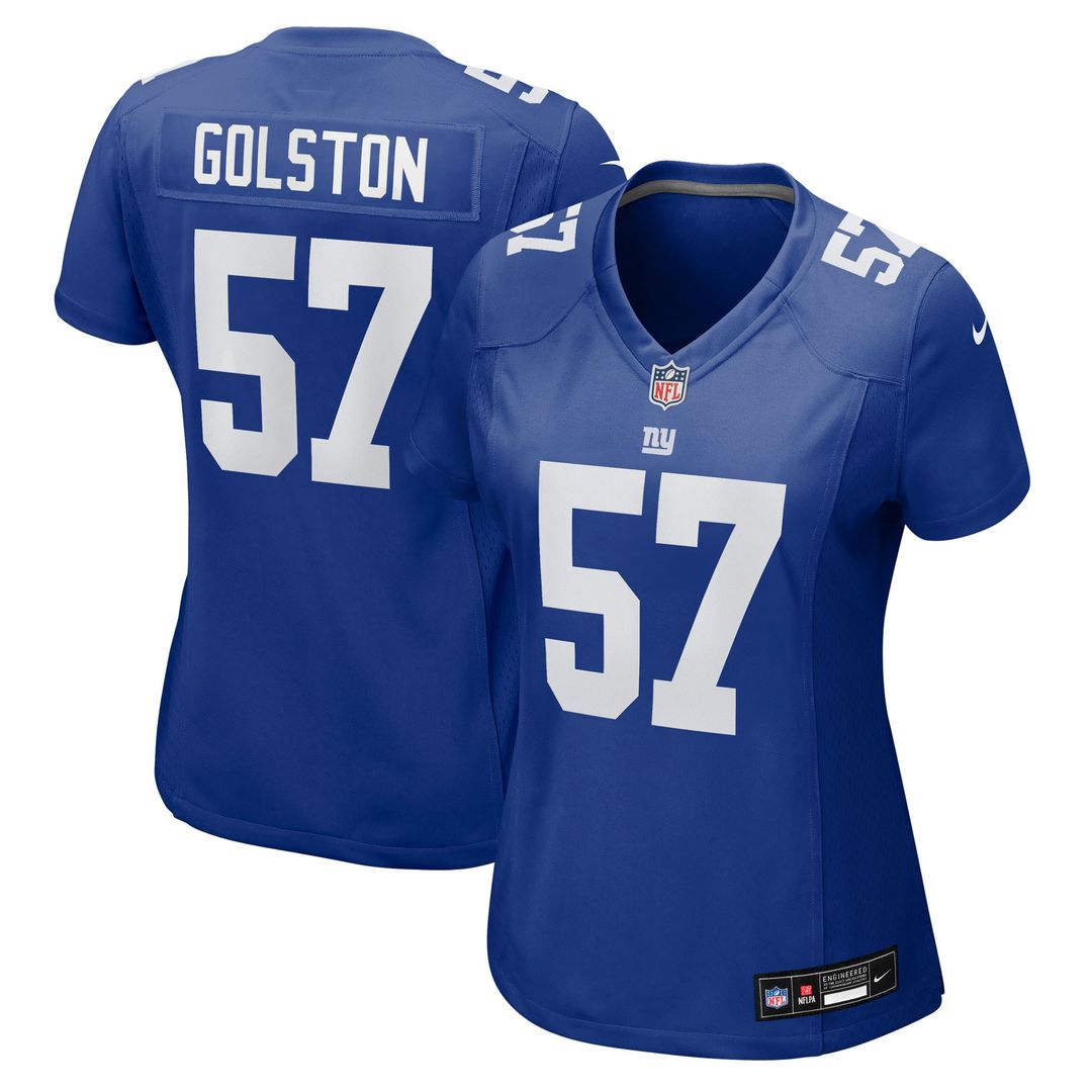 Chauncey Golston New York Giants Nike Women's Team Game Jersey - Royal Official NFL Team Apparel Football Fan Gear