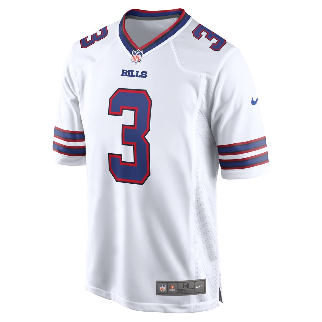 Damar Hamlin Buffalo Bills Nike Game Jersey - White Official NFL Team Apparel Football Fan Gear