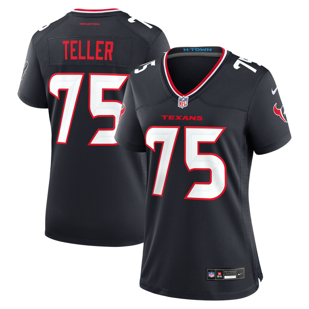 Wyatt Teller Houston Texans Nike Women's Team Game Jersey - Navy Official NFL Team Apparel Football Fan Gear